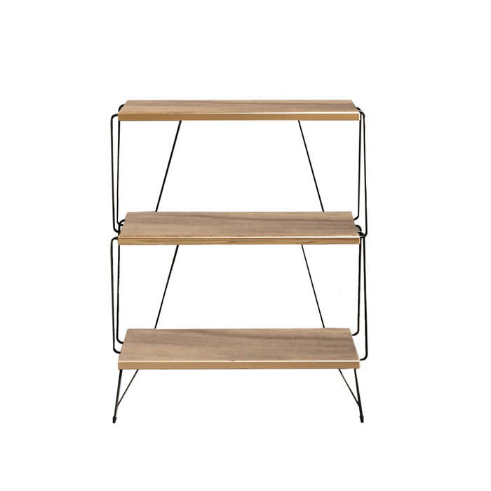 Hanah Home Mesa Lateral de Pino Moderna Industrial 46x76x30 cm Tablero de Partículas Melamina 18mm